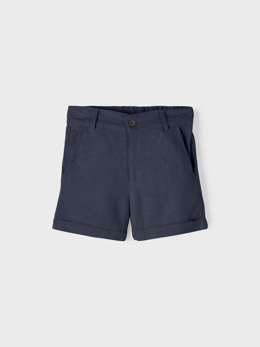 Pantalón corto azul marino para niño
